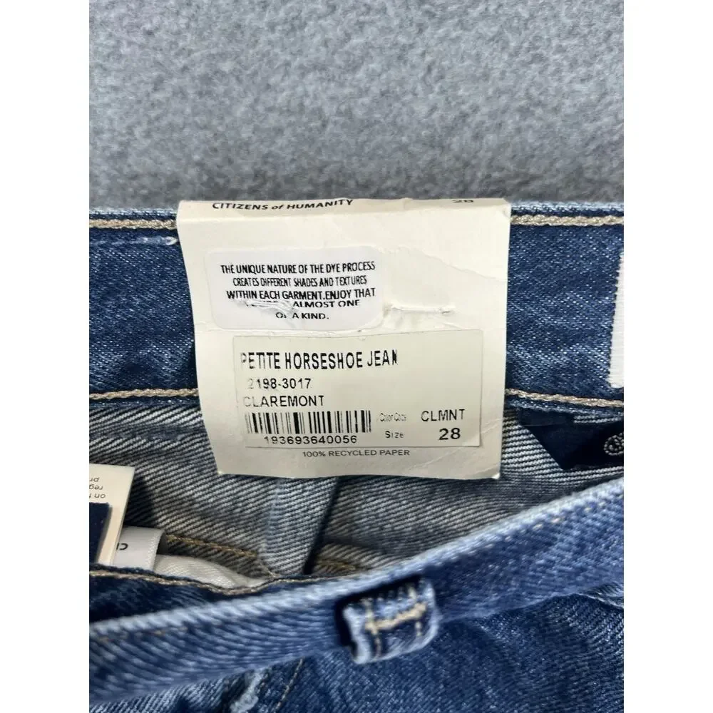Citizens of Humanity Petite Horseshoe Jeans Size 28 in Claremont - Picture 8 of 10